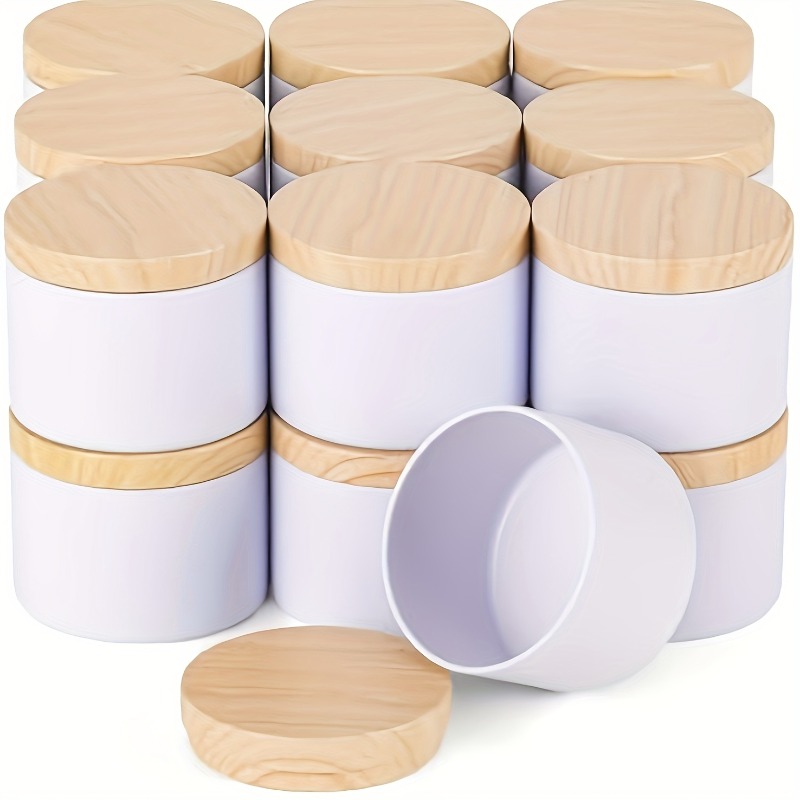 ชุดเครื่องมือทำเทียนในโถโลหะสี - Candle Making Jars With Lids บทวิจารณ์และราคา