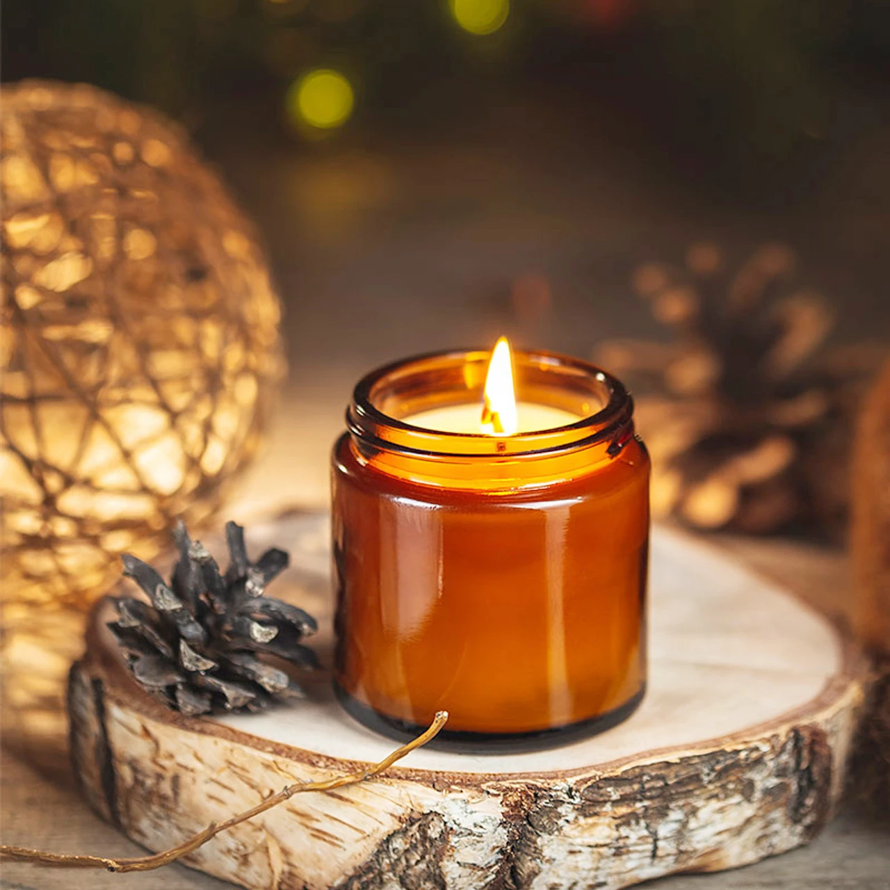 ขวดแก้วใส่เทียน, ขวดแก้วทรงกลม - Candle Making Jars With Lids บทวิจารณ์และราคา