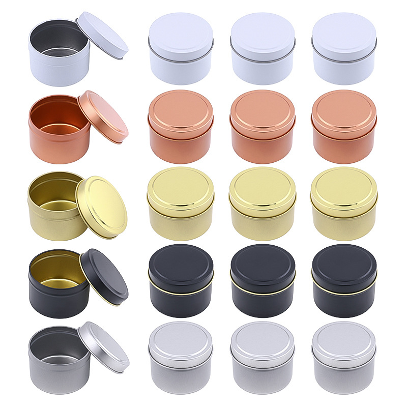 กระป๋องอะลูมิเนียมทรงกลมพร้อมฝ - Candle Making Jars With Lids บทวิจารณ์และราคา