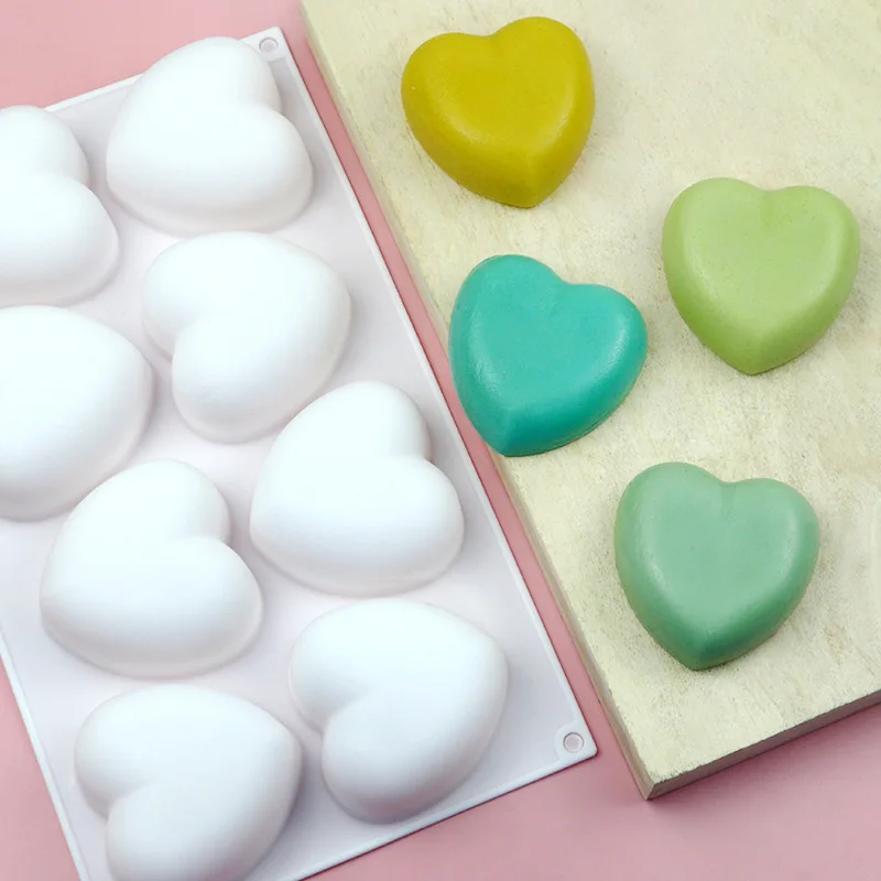 Love Heart ซิลิโคนสบู่แม่พิมพ์ - Candle Making Activity บทวิจารณ์และราคา
