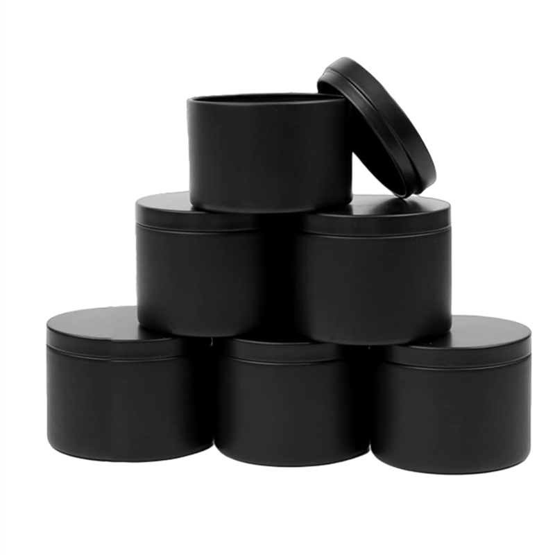 A93E-48Pcs สีดําเทียนกระป๋อง,4 - Candle Making Jars With Lids บทวิจารณ์และราคา