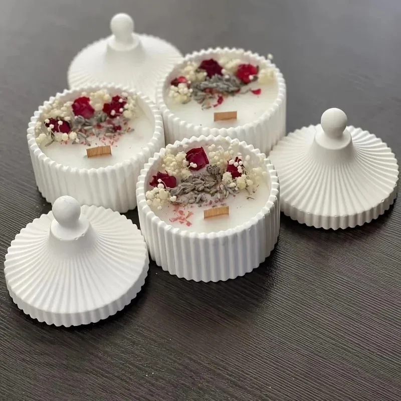 แม่พิมพ์ซิลิโคนสำหรับทำเทียน 2 - Candle Making Jars With Lids บทวิจารณ์และราคา