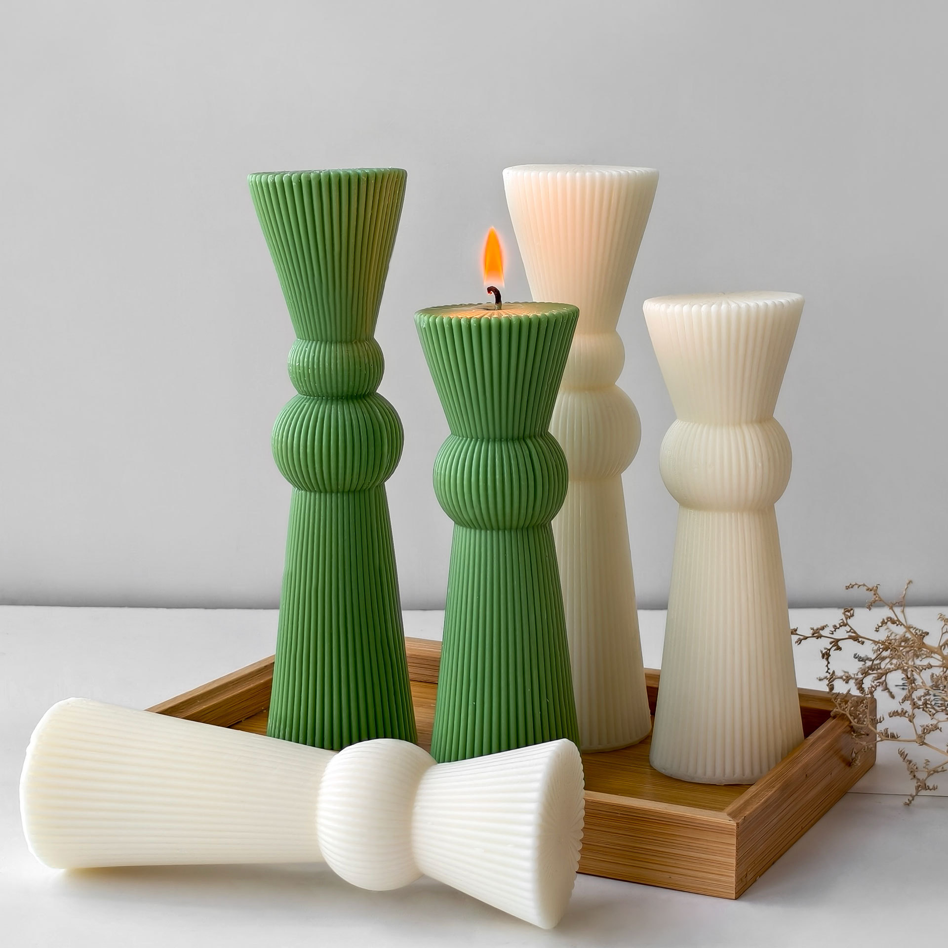 DIY ยาวลายเสาเทียนแม่พิมพ์ Han - Candle Making Activity บทวิจารณ์และราคา